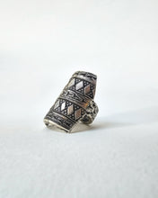 Load image into Gallery viewer, Talvi Jewellery - Bikki - Nordic Viking silver statement ring