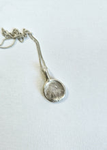 Load image into Gallery viewer, 925 Silver fingerprint pendant