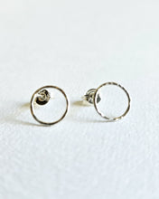 Load image into Gallery viewer, Talvi Elise eclipse earrings - silver