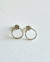 Load image into Gallery viewer, Talvi Elise eclipse earrings - silver