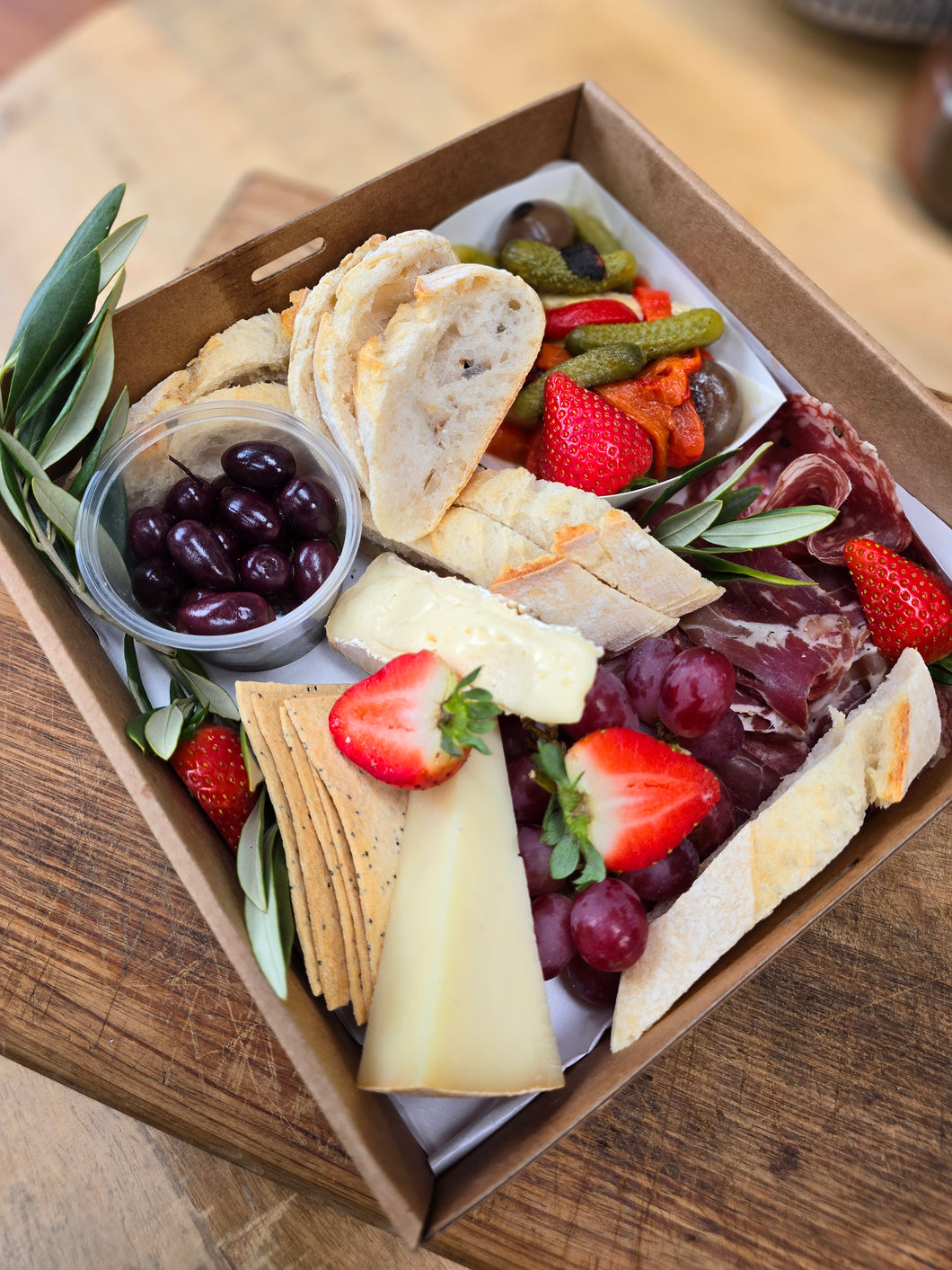 Cheese/grazing platter & Cheesecake package for two.